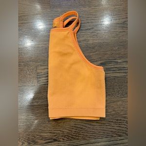 Garage halter tank top- cropped